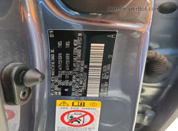 2T2BZMCA4GC020497 2016 LEXUS RX Серый Панорамный вид салона 360°