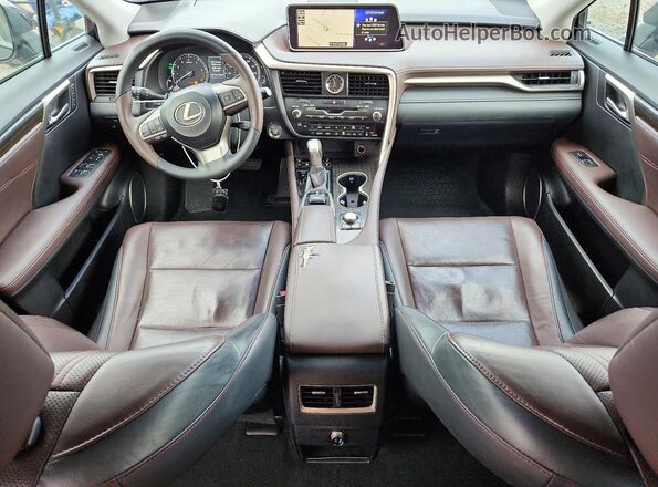 2T2BZMCA4GC040040 2016 LEXUS RX Blue Vista del salpicadero