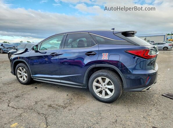 2T2BZMCA4GC040040 2016 LEXUS RX Blue Trasero izquierdo