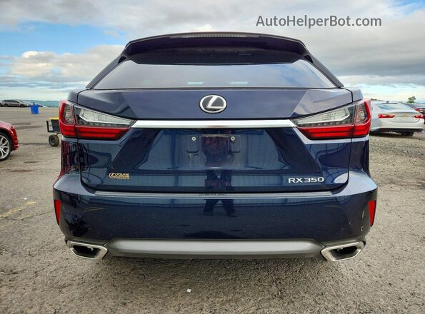2T2BZMCA4GC040040 2016 LEXUS RX Blue Vista trasera