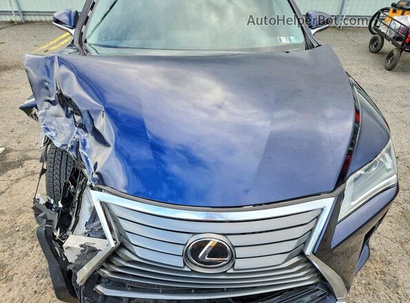2T2BZMCA4GC040040 2016 LEXUS RX Blue Vista del compartimento del motor