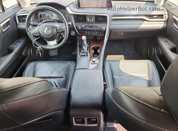 2T2BZMCA4HC054084 2017 LEXUS RX Серебряный Вид панели приборов
