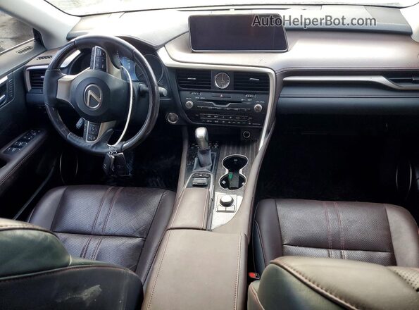 2T2BZMCA4HC073363 2017 LEXUS RX White წინა პანელის ხედი