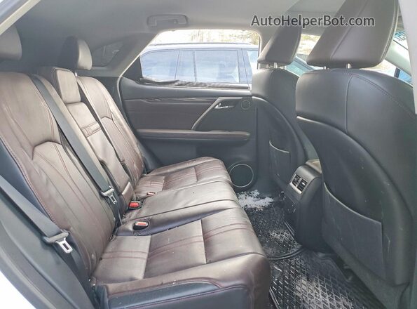 2T2BZMCA4HC073363 2017 LEXUS RX White უკანა სავარძლების ხედი