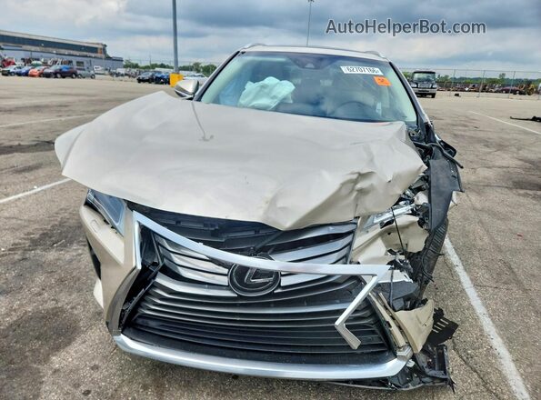 2T2BZMCA4HC079230 2017 LEXUS RX Beige Widok z przodu