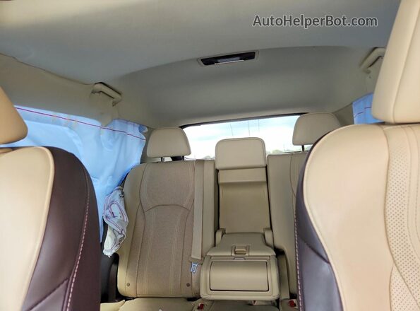 2T2BZMCA4HC079230 2017 LEXUS RX Beige Widok tylnych siedzeń