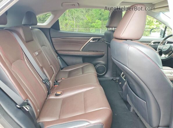 2T2BZMCA4HC084251 2017 LEXUS RX Gray Rear interior view