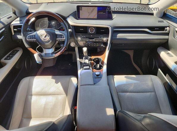 2T2BZMCA4HC090311 2017 LEXUS RX Silver Առջևի վահանակի տեսք