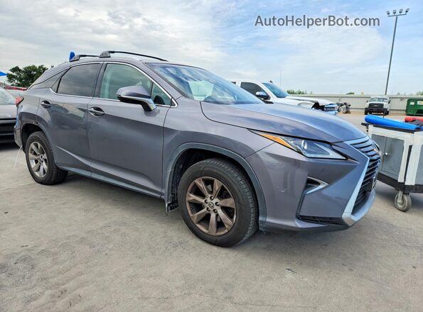 2T2BZMCA4JC145393 2018 LEXUS RX Gray Delantero derecho