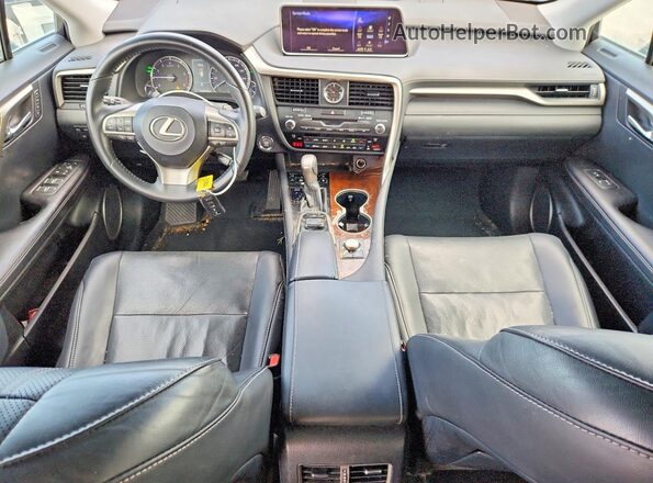 2T2BZMCA4JC145393 2018 LEXUS RX Gray Vista del salpicadero