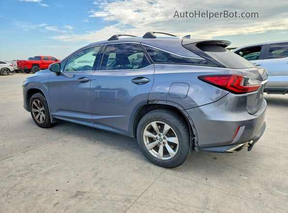 2T2BZMCA4JC145393 2018 LEXUS RX Gray Trasero izquierdo