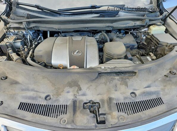 2T2BZMCA4JC145393 2018 LEXUS RX Gray Vista del compartimento del motor