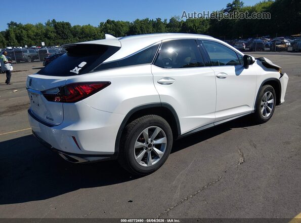 2T2BZMCA4JC153283 2018 LEXUS RX 350 White Rear right