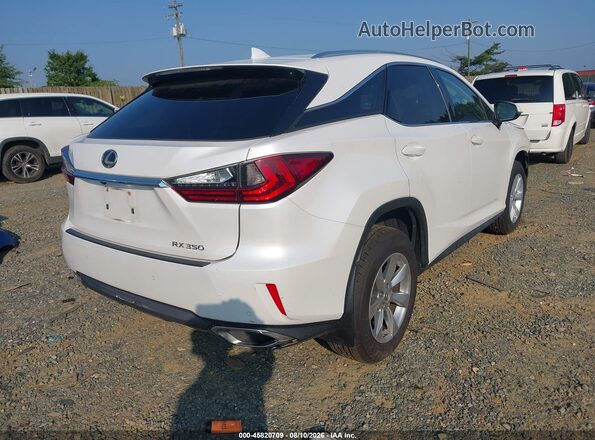 2T2BZMCA4JC160864 2018 LEXUS RX 350 White უკანა მარჯვენა