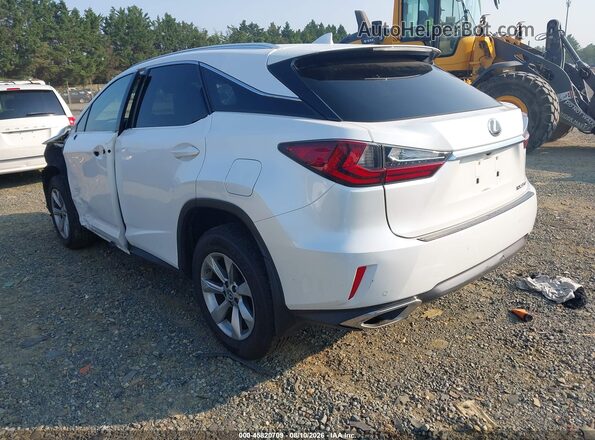 2T2BZMCA4JC160864 2018 LEXUS RX 350 White უკანა მარცხენა