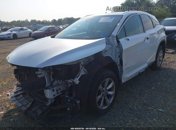 2T2BZMCA4JC160864 2018 LEXUS RX 350 White წინა მარცხენა ხედი სამი მეოთხედიდან