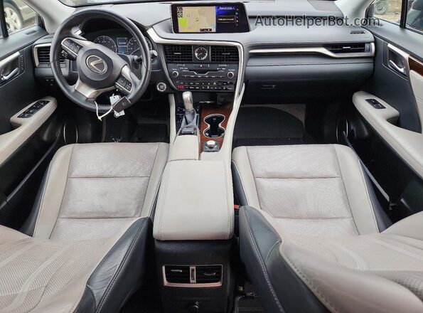 2T2BZMCA4KC172286 2019 LEXUS RX Gray Vista del salpicadero
