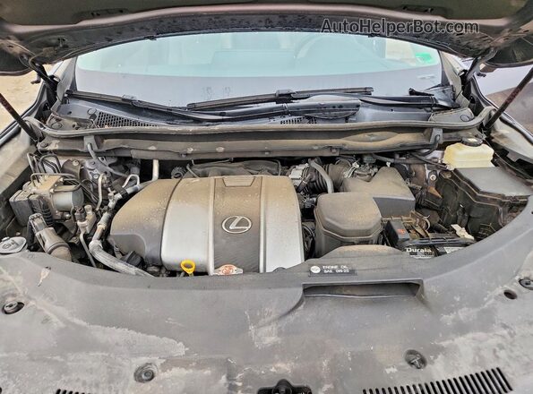 2T2BZMCA4KC172286 2019 LEXUS RX Gray Vista del compartimento del motor