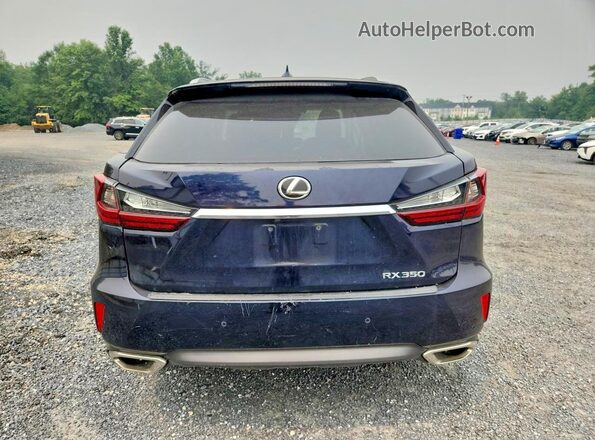2T2BZMCA4KC205741 2019 LEXUS RX Blue Widok z tyłu