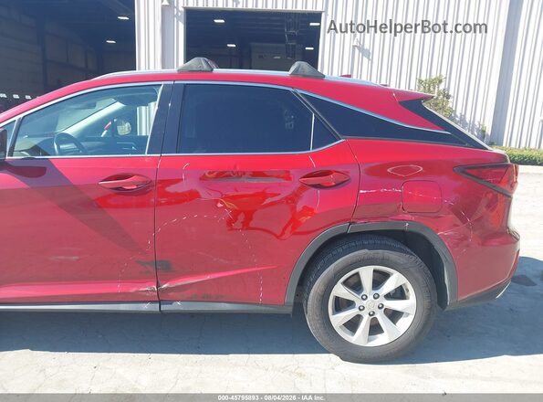 2T2BZMCA5GC032142 2016 LEXUS RX 350 Red Դիմացի տեսք