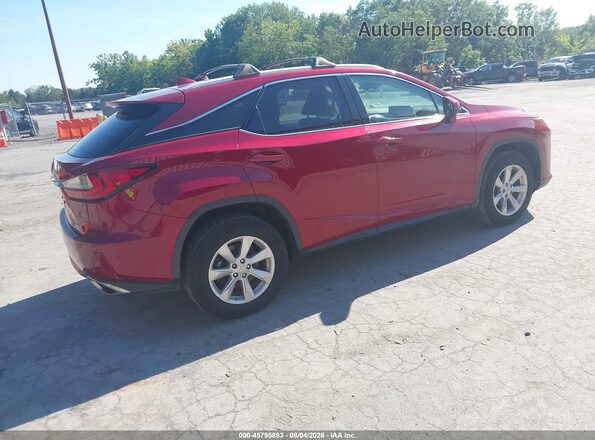 2T2BZMCA5GC032142 2016 LEXUS RX 350 Red Հետևի աջ
