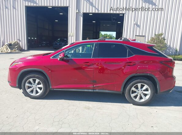 2T2BZMCA5GC032142 2016 LEXUS RX 350 Red Սալոնի 360 աստիճան տեսք