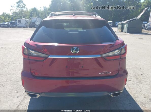 2T2BZMCA5GC032142 2016 LEXUS RX 350 Red 