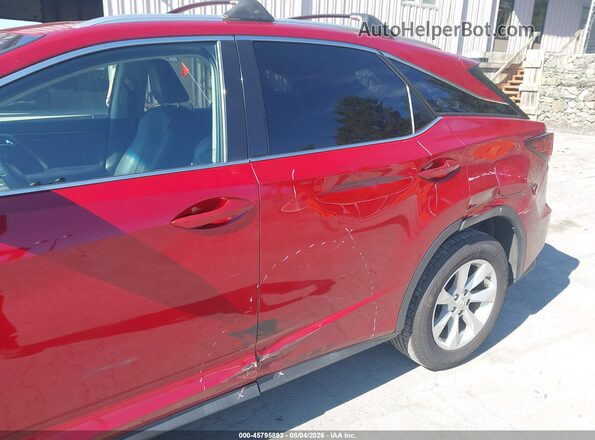 2T2BZMCA5GC032142 2016 LEXUS RX 350 Red 