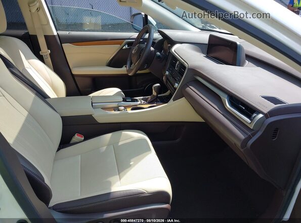 2T2BZMCA5GC037373 2016 LEXUS RX 350 White Widok wnętrza z przodu
