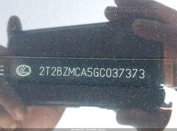 2T2BZMCA5GC037373 2016 LEXUS RX 350 White 