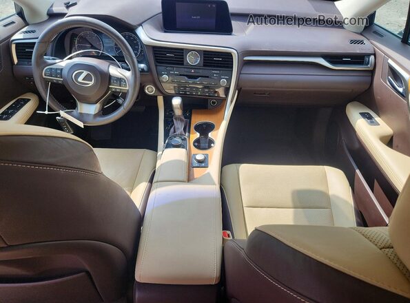 2T2BZMCA5GC037874 2016 LEXUS RX White Vista del salpicadero
