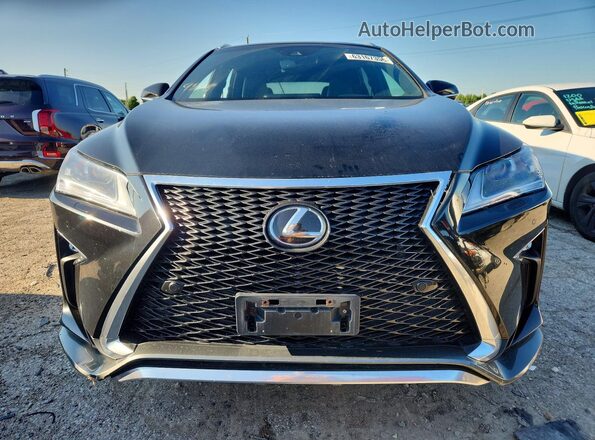 2T2BZMCA5GC045361 2016 LEXUS RX Black წინა ხედი