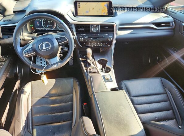 2T2BZMCA5GC045361 2016 LEXUS RX Black წინა პანელის ხედი