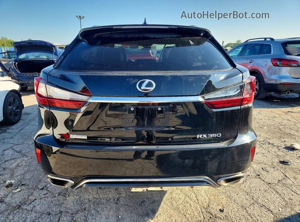 2T2BZMCA5GC045361 2016 LEXUS RX Black უკანა ხედი