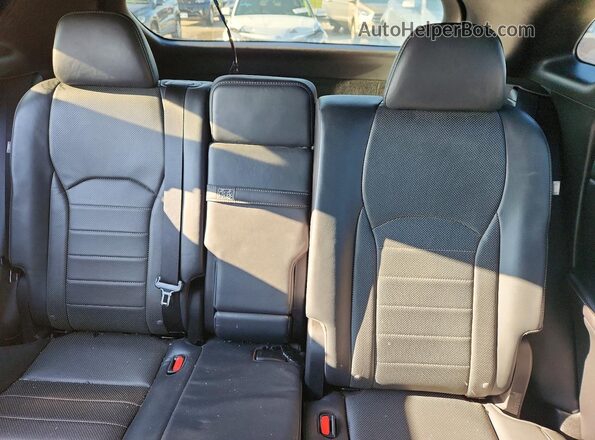 2T2BZMCA5GC045361 2016 LEXUS RX Black უკანა სავარძლების ხედი
