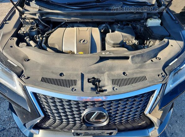 2T2BZMCA5GC045361 2016 LEXUS RX Black ძრავის განყოფილების ხედი
