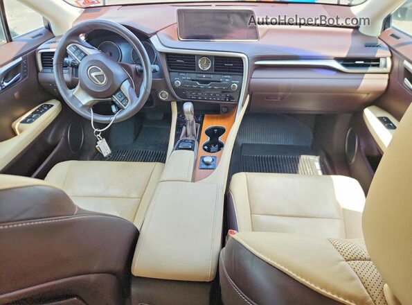 2T2BZMCA5HC057432 2017 LEXUS RX White Вид панелі приладів