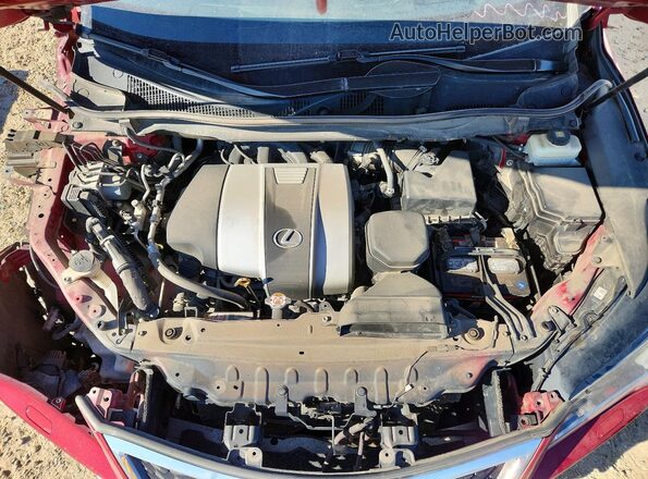 2T2BZMCA5HC098112 2017 LEXUS RX Red Widok komory silnika