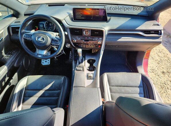 2T2BZMCA5HC098112 2017 LEXUS RX Red Widok deski rozdzielczej