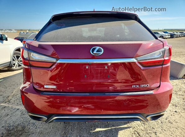 2T2BZMCA5HC098112 2017 LEXUS RX Red Widok z tyłu