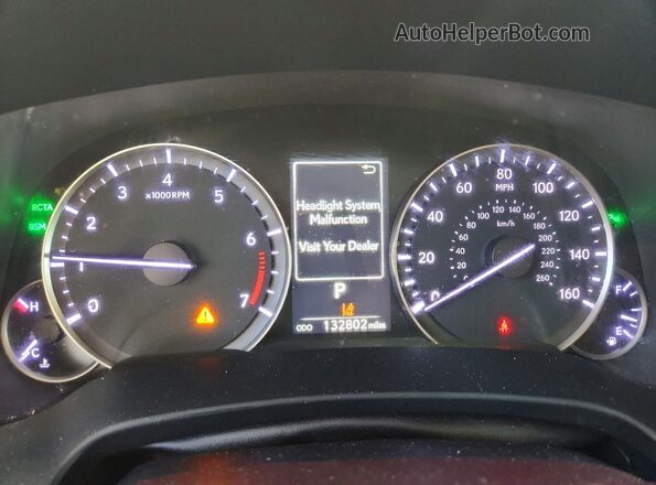 2T2BZMCA5JC143281 2018 LEXUS RX Black Widok zestawu wskaźników