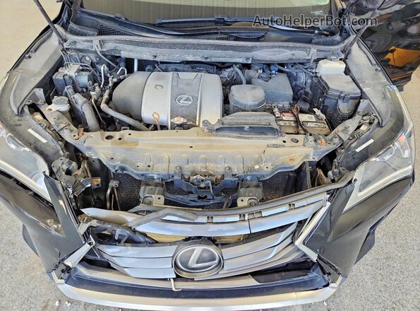2T2BZMCA5JC143281 2018 LEXUS RX Black Widok komory silnika