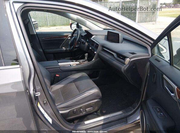 2T2BZMCA5JC149730 2018 LEXUS RX 350 Gray წინა სალონის ხედი