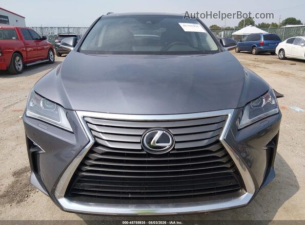 2T2BZMCA5JC149730 2018 LEXUS RX 350 Gray ხელსაწყოთა პანელის ხედი