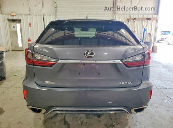 2T2BZMCA6GC006486 2016 LEXUS RX Gray Rear view