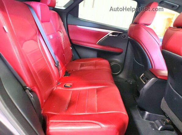 2T2BZMCA6GC006486 2016 LEXUS RX Gray Rear seats view