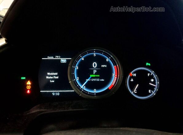 2T2BZMCA6GC006486 2016 LEXUS RX Gray Instrument cluster view