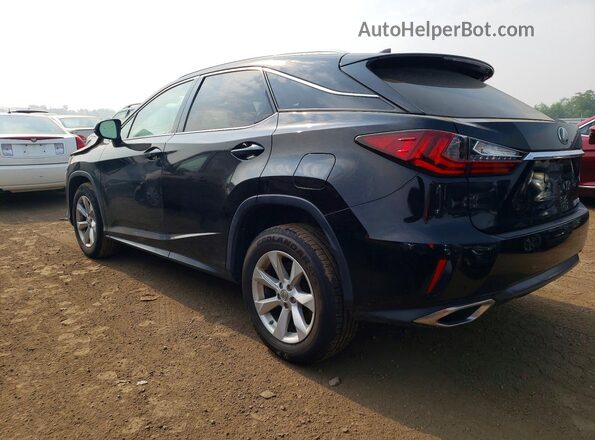 2T2BZMCA6HC070156 2017 LEXUS RX Black უკანა მარცხენა