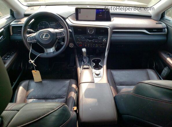 2T2BZMCA6HC070156 2017 LEXUS RX Black წინა პანელის ხედი