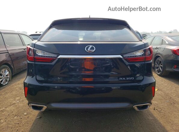 2T2BZMCA6HC070156 2017 LEXUS RX Black უკანა ხედი